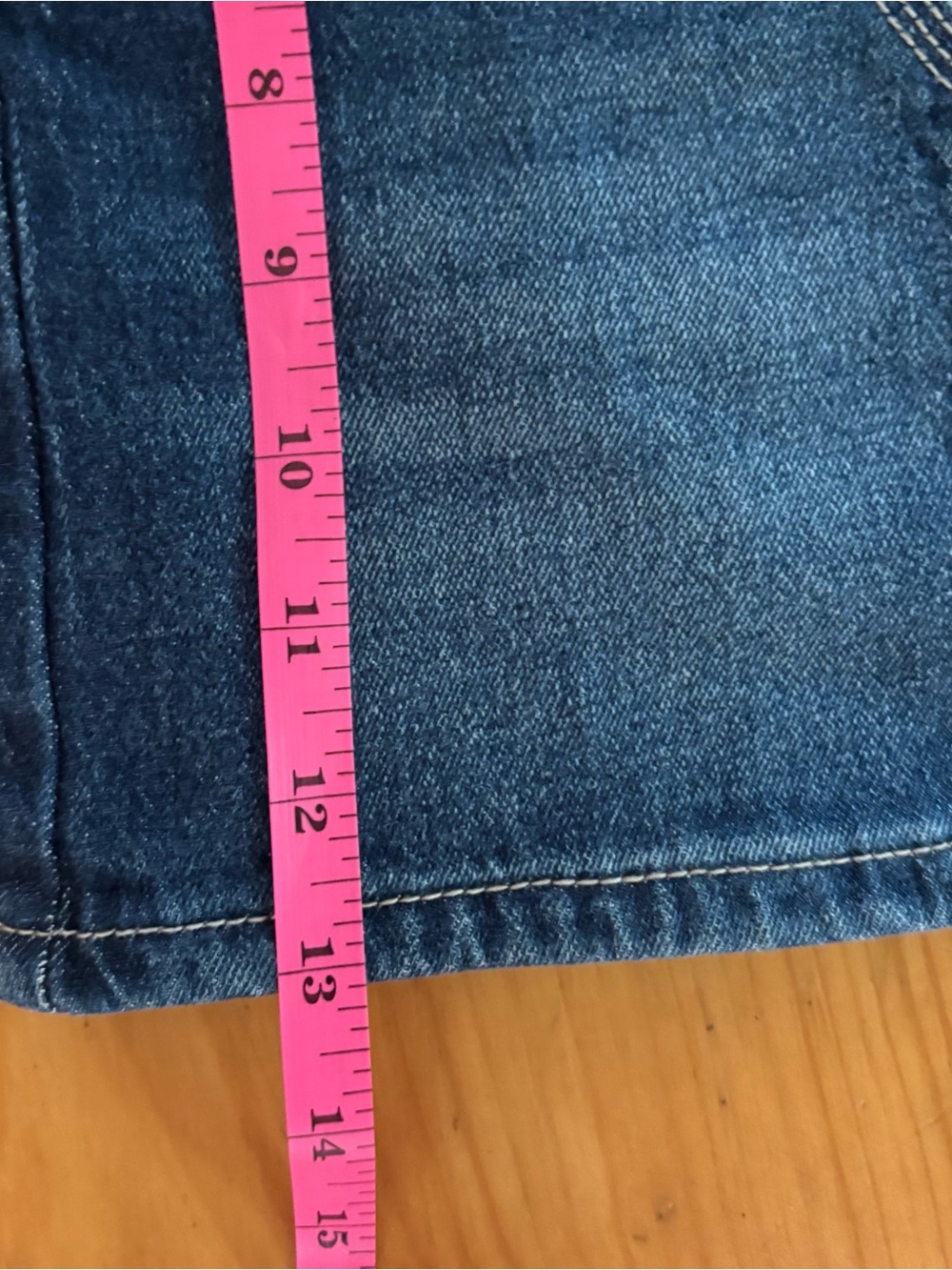 NWT No Boundaries Carpenter Denim Mini Skirt Low Rise Small 4-6 - Picture 9 of 12